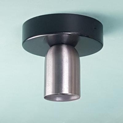 Dime Brushed Chrome Semi Flush Ceiling Light